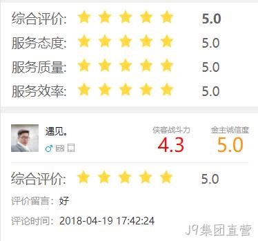 评价结果